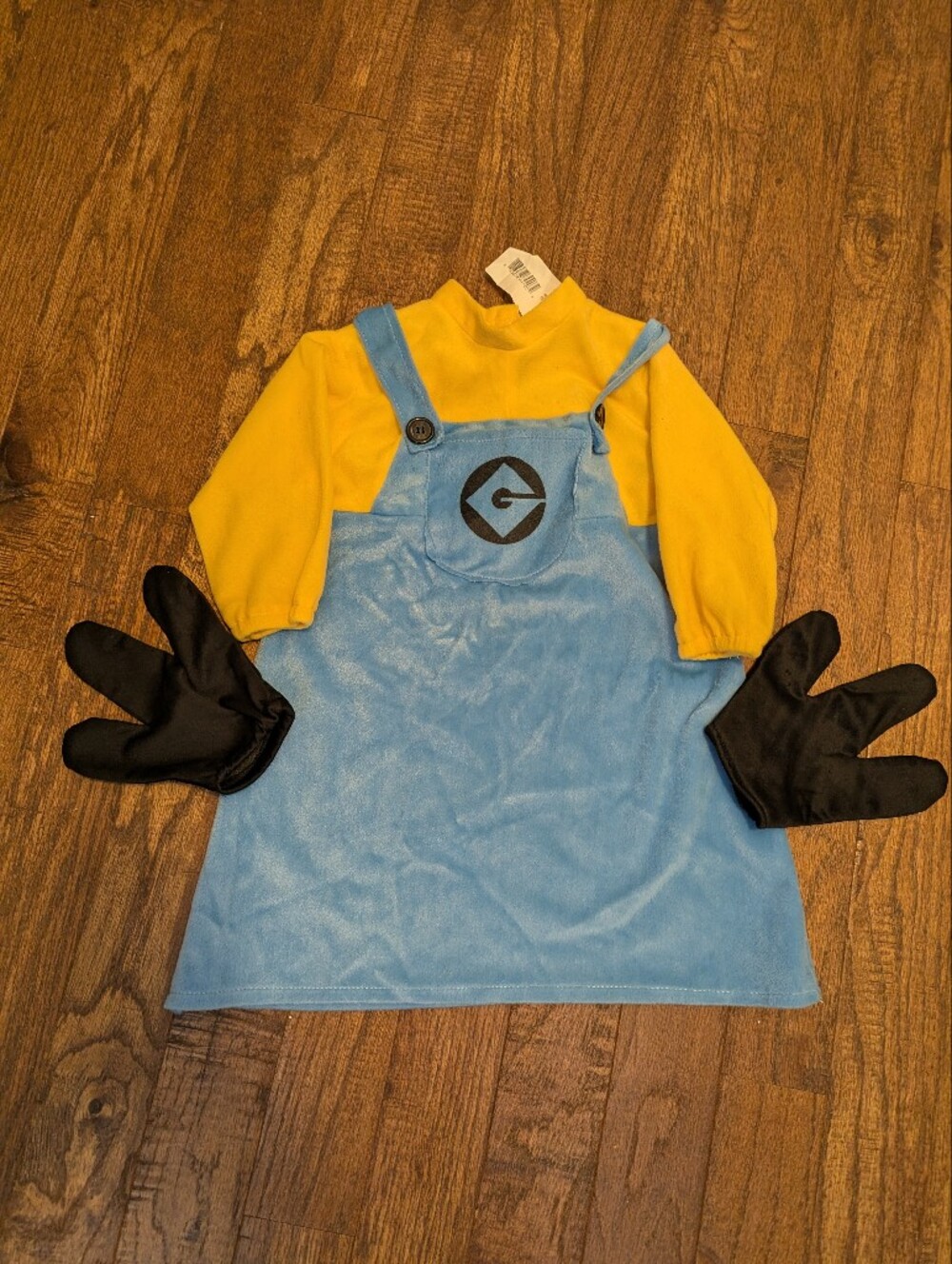 Rubies Costume Despicable Me 2 Female Minion Romper, Blue/Yellow toddler size 2T
